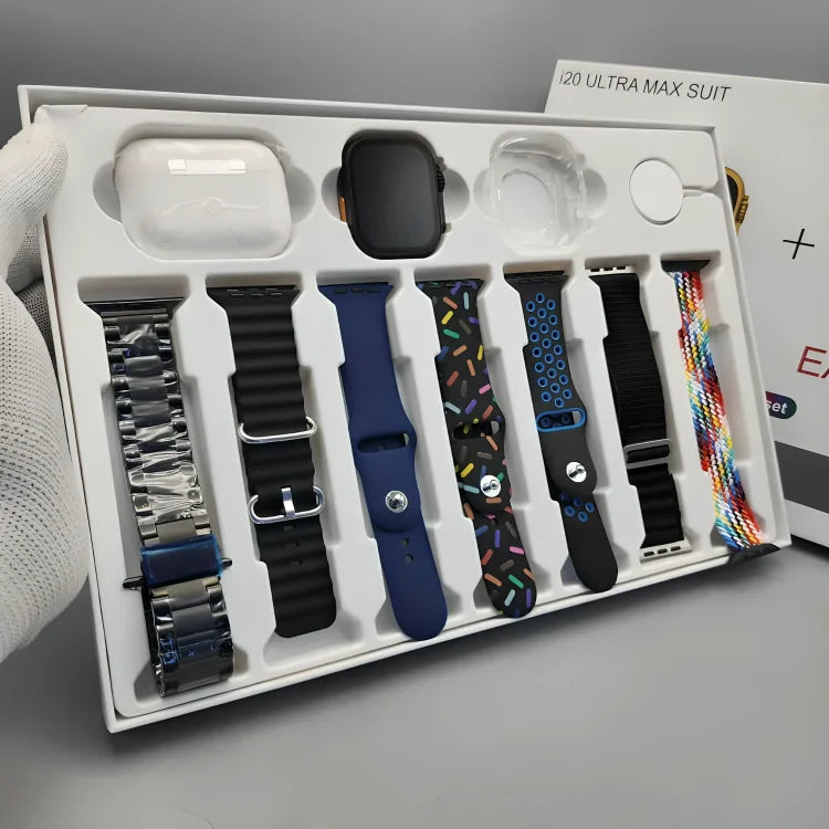 I20 Ultra Max Smart Watch with Wireless Earphones