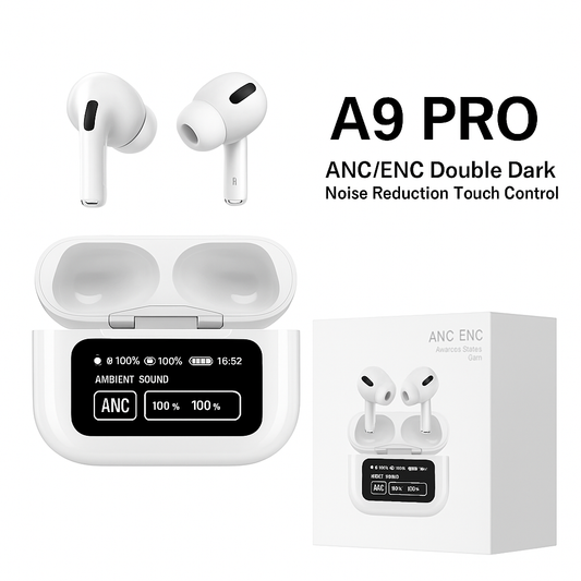 A9 Airpods Pro ANC/ENC Touch Screen Wireless Earbuds