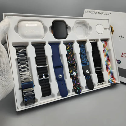 I20 Ultra Max Smart Watch with Wireless Earphones